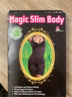 Magic Slim Body Women’s Shapewear Bodysuit - Black